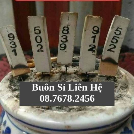 Túi Nhang xin số đề (bịch 10 viên tặng 1 viên) tài lộc đã phép hương dâng số, hương mang lại may mắn