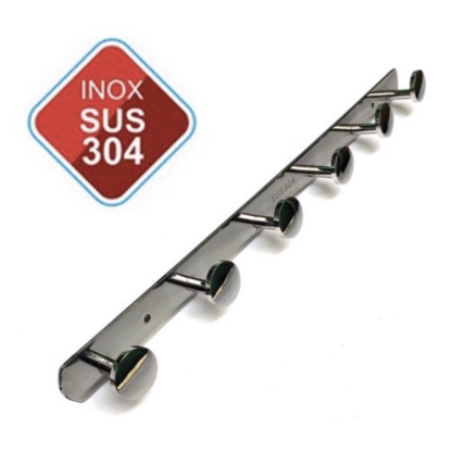 Móc treo nhà tắm đúc đặc inox 304 - mắc áo đầu tròn inox cao cấp đúc đặc - mã sp: tp6240