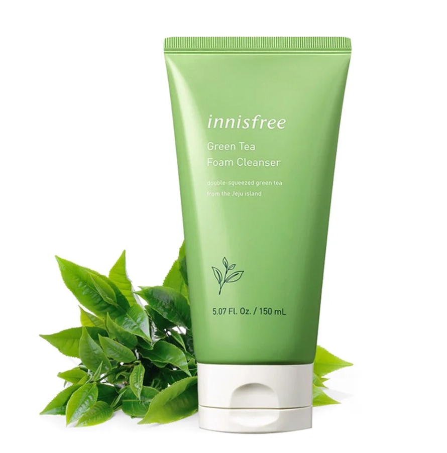 Sữa rửa mặt làm sạch từ trà xanh đảo Jeju Innisfree Green Tea Foam Cleanser 150ml - NEW