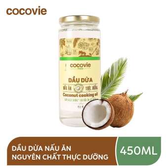 DẦU DỪA NẤU ĂN COCOVIE 450ML