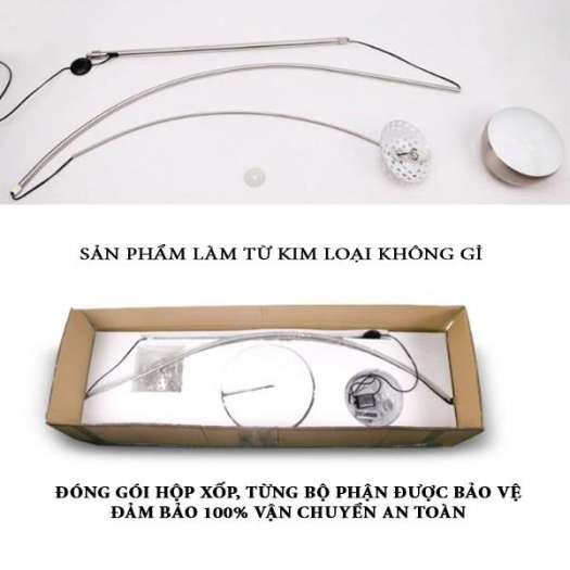 Hot-selling household goods ĐÈN ĐỨNG BOW SIZE S - HÀNG LOẠI 1( CÓ TĂNG GIẢM CHIỀU CAO) - ĐÃ KÈM BÓNG LED