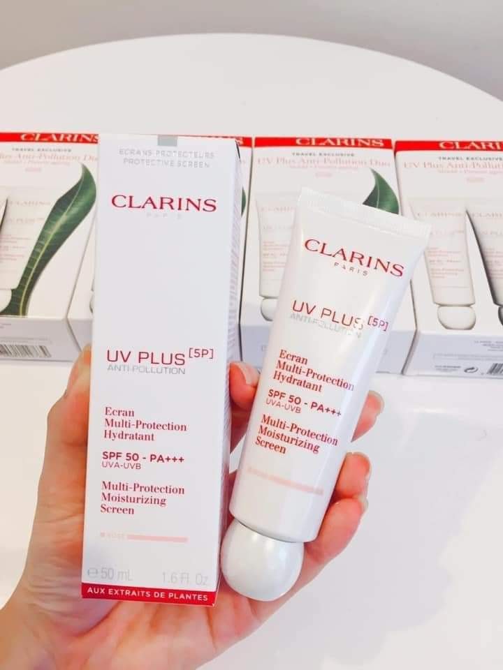 Kem chống nắng clarins uv plus mẫu mới anti - pollution 50ml chính hãng - 11981