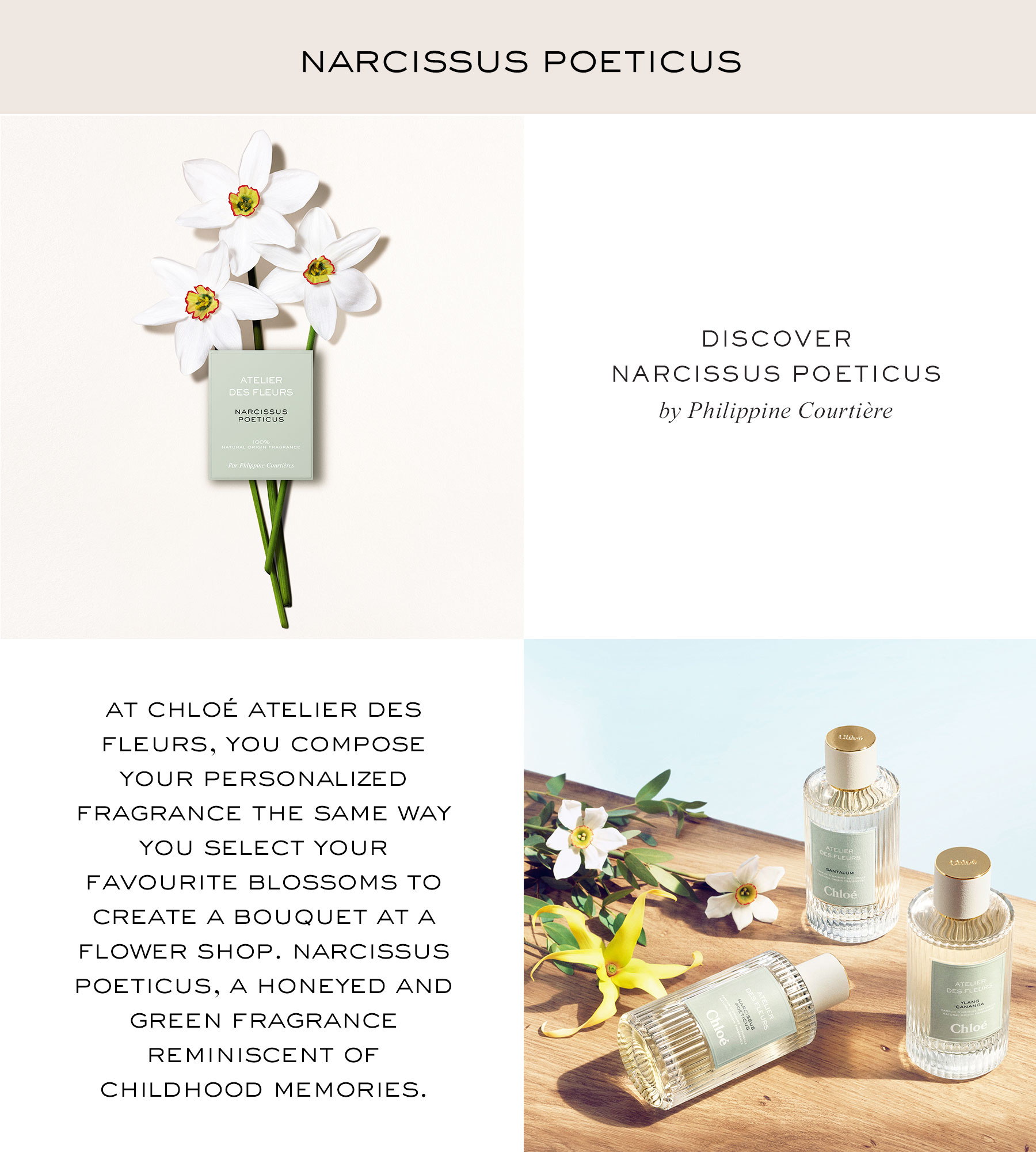 Chloé Atelier Des Fleurs Narcissus Poeticus Eau De Parfum For