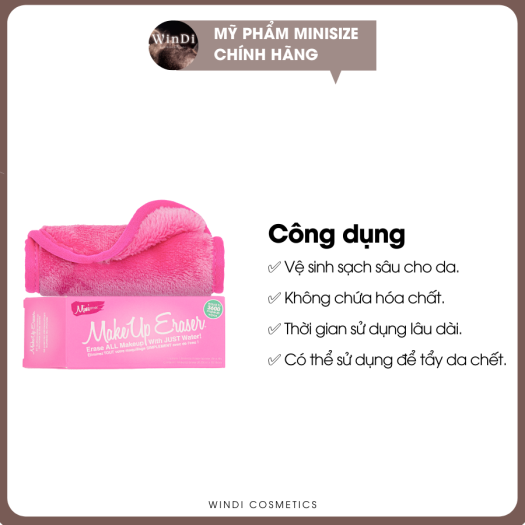 Khăn Tẩy Trang MakeUp Eraser Mini