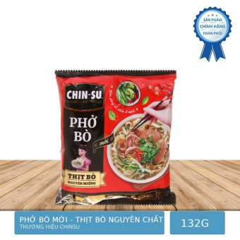 Phở Bò Chinsu Hảo Hạng Thịt Bò Nguyên Miếng 132g