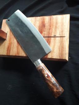 Dao chặt gà vịt, sườn chất lượng hàng rèn kỹ từ xưởng Dao dân tộc Mộc Nhiên Phúc sen uy tín