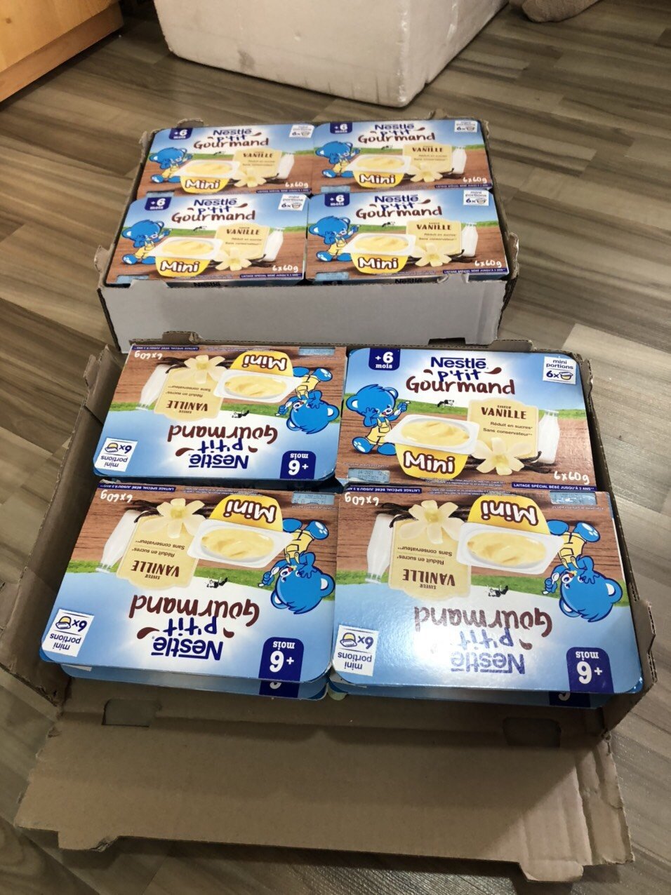 Váng sữa nestle lốc 6 hộp date t09/2022