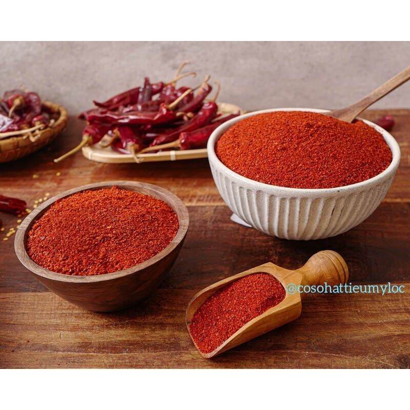 Bột ớt nhà làm hộp 1kg, loại 1 nguyên chất