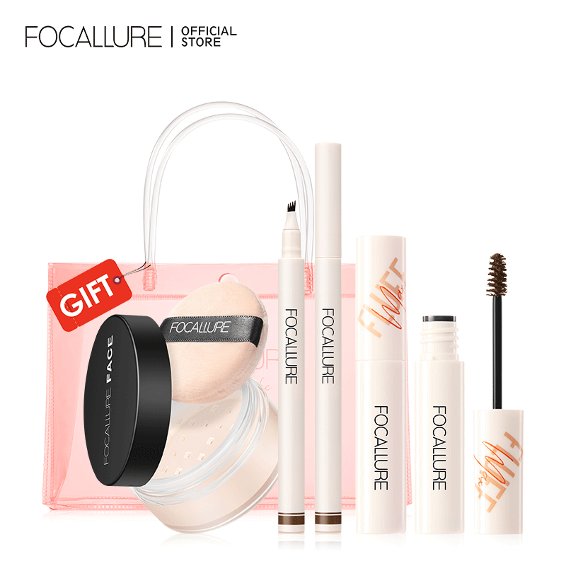 FOCALLURE Makeup Kit Complete Set Liptint Set Waterproof Matte Original ...