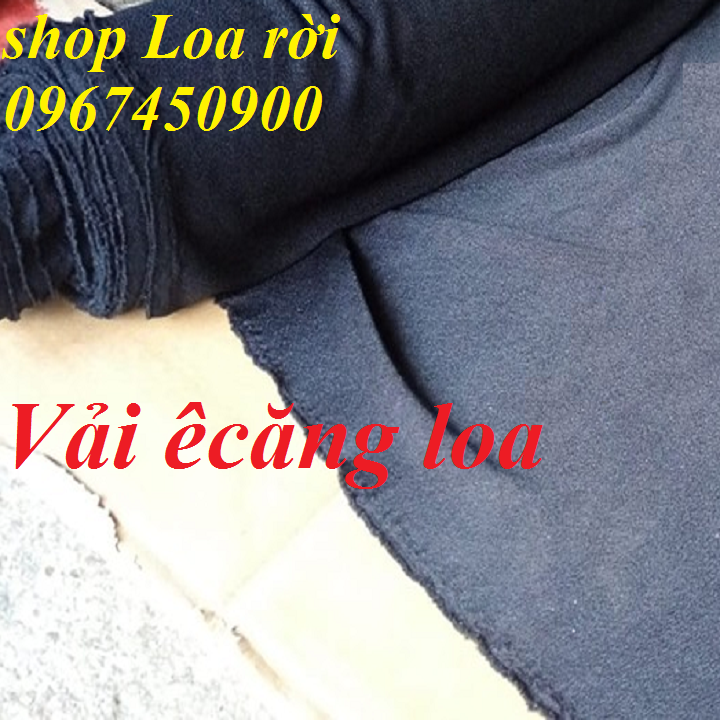 Vải ê căng làm thùng loa giá 1 mét vuông
