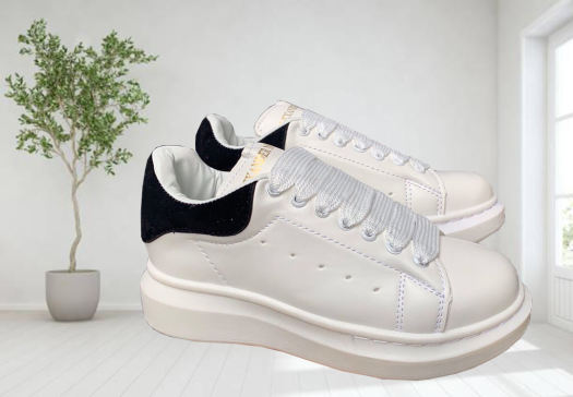 Giày CMC Quin Nam Nữ gót nhung đen dây lụa chất liệu da mềm đi êm