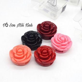 Combo Hũ Đựng Hình Hoa Hồng Và Thỏi Làm Son Handmade