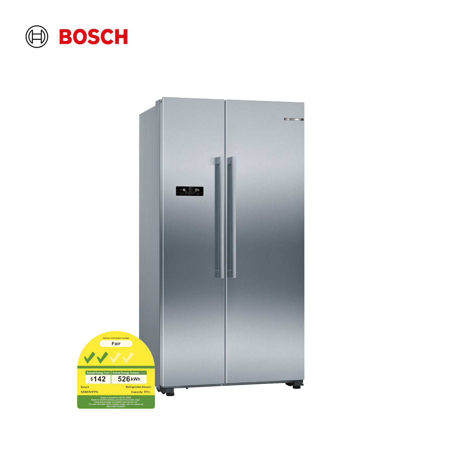 bosch 2 door fridge kgn56xi40j