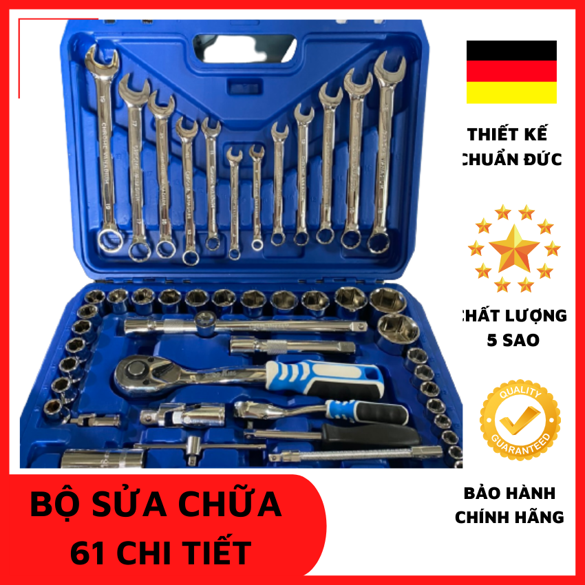 Bộ đồ nghề dụng cụ sửa chữa 61 chi tiết chính hãng goodking