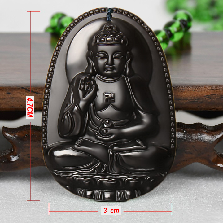 Dây chuyền mặt phật bản mệnh 12 tuổi - Dây chuyền phật A Di Đà người tuổi Tuất, Hợi - mang lại bình an may mắn