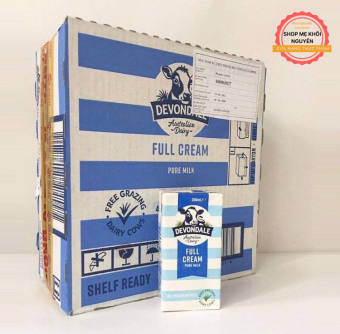 Thùng 24 Sữa Úc Tươi Nguyên Kem DEVONDALE 200ML - Sữa Nhập ÚC- GIÁ SỈ 5/2023