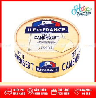 [CHỈ GIAO HỎA TỐC 2H TẠI HCM] Phô Mai Ile De France Petit Camembert 125g – Petit Camembert Cheese