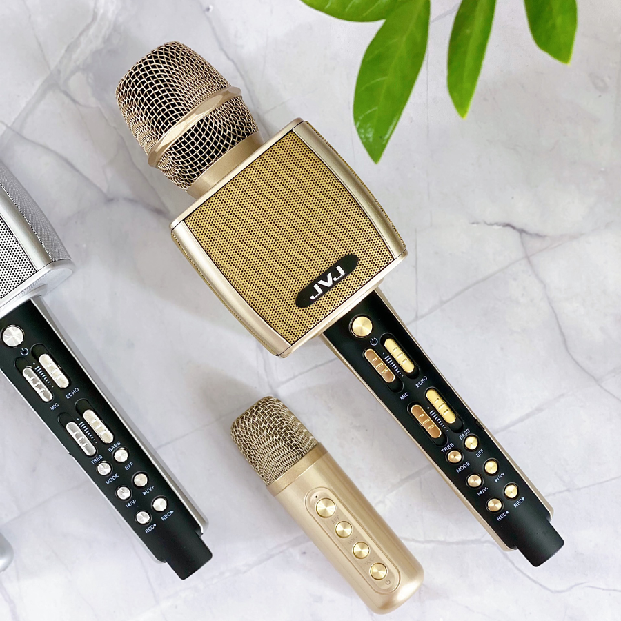 Micro Karaoke Bluetooth YS95 JVJ kèm loa không dây tích hợp Live Stream giả giọng Micro Karaoke Bluetooth YS95 JVJ kèm loa không dây tích hợp Live Stream giả giọng