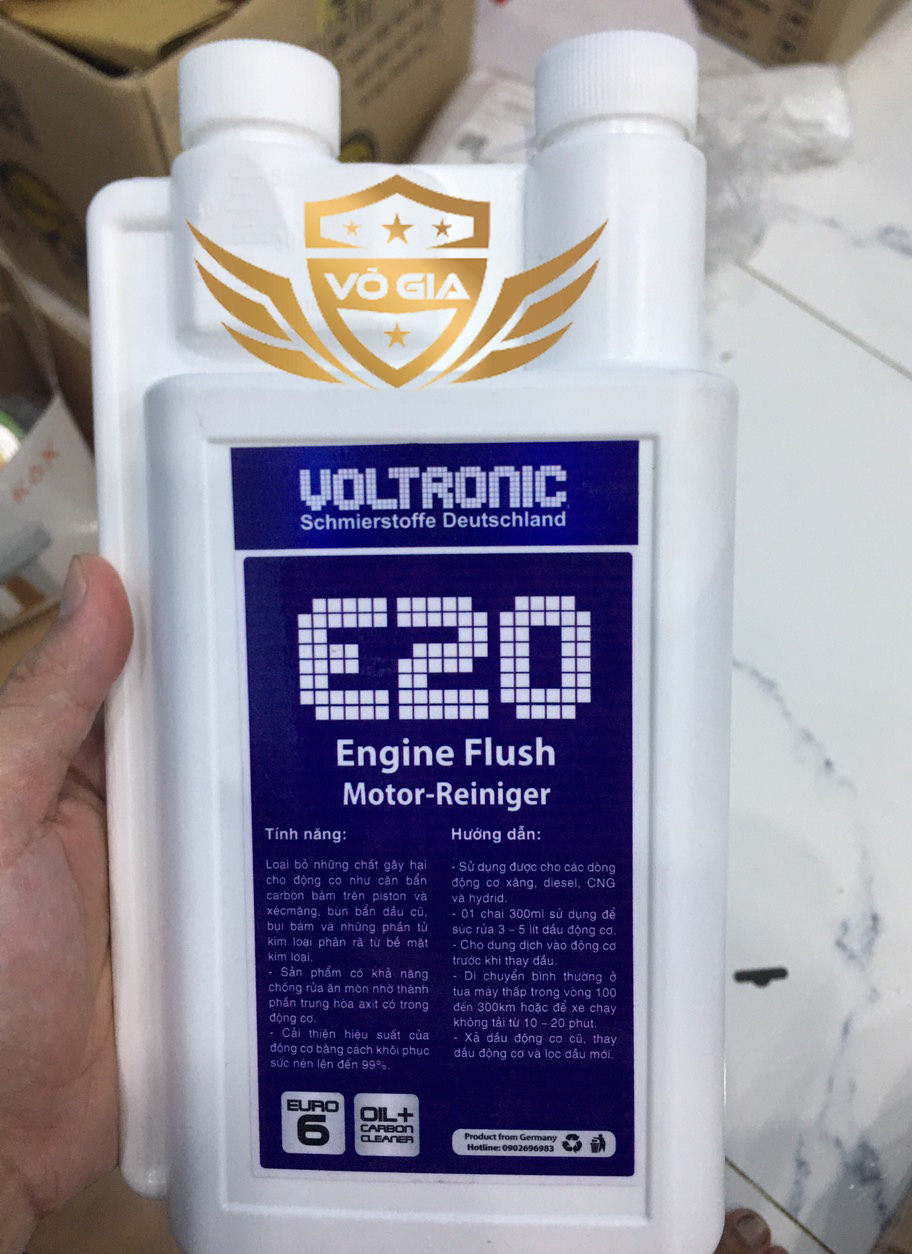 Dung dịch súc rửa động cơ voltronic e20 engine flush 1l - chiếc lẻ