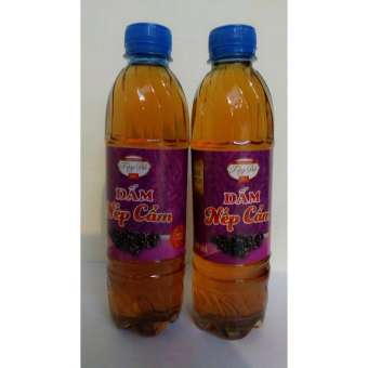 Bộ 2 chai giấm gạo lứt nếp cẩm