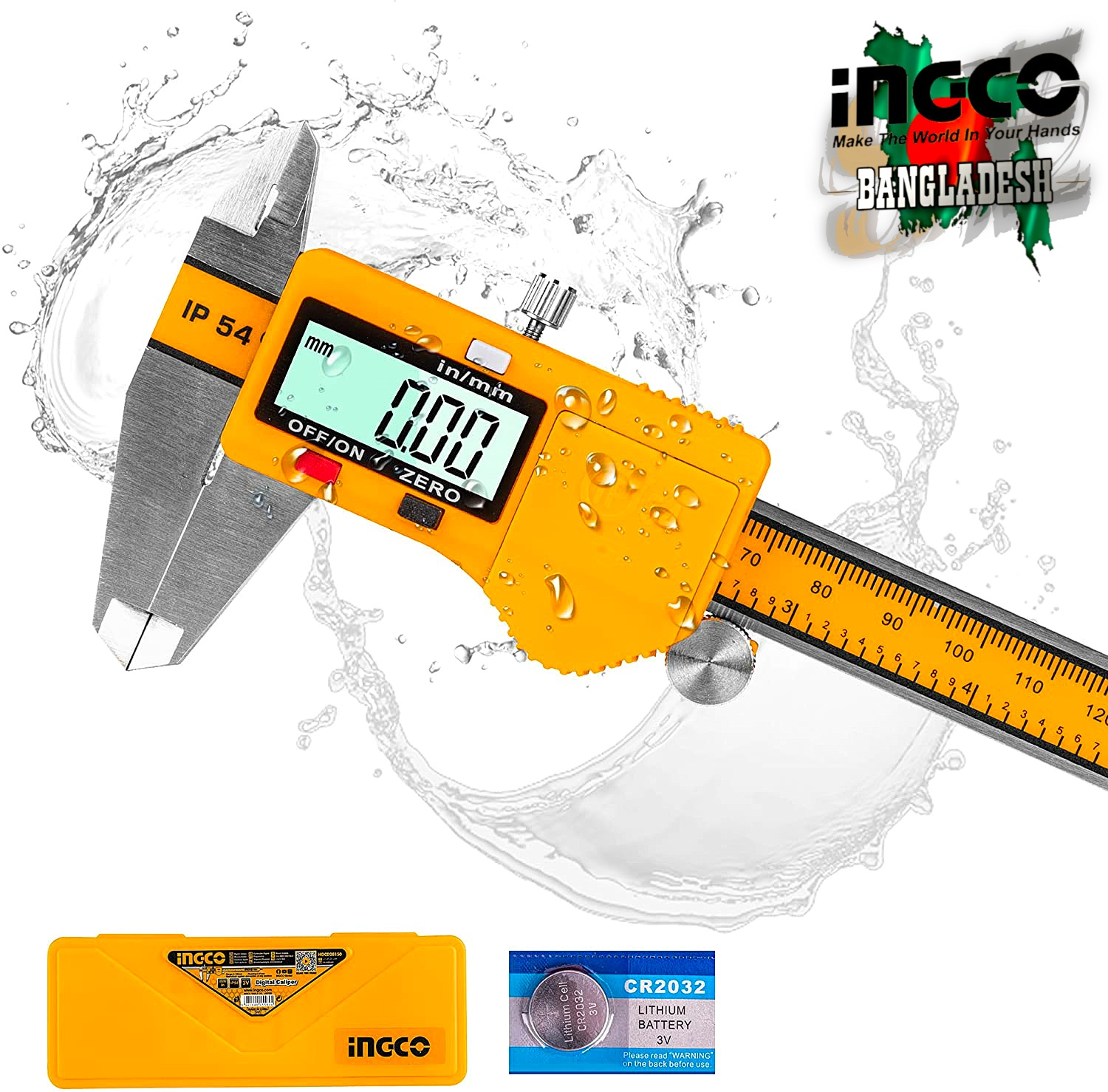 Digital Vernier Caliper 8" Ingco hdcd28200 4 Digital Vernier Caliper 8" Ingco hdcd28200