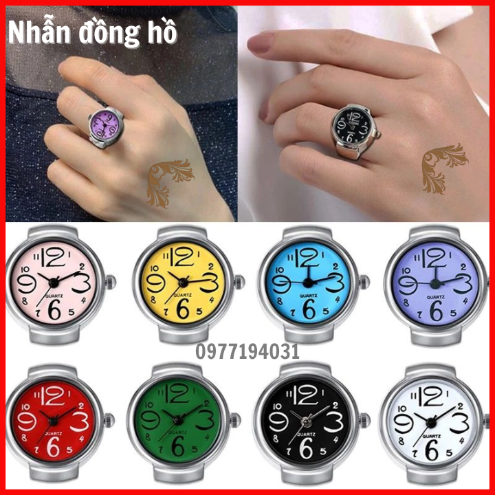 Nhẫn đồng hồ Nam Nữ thời trang chất