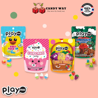 Kẹo dẻo 3D đáng yêu & độc đáo Playmore - Gói 48g