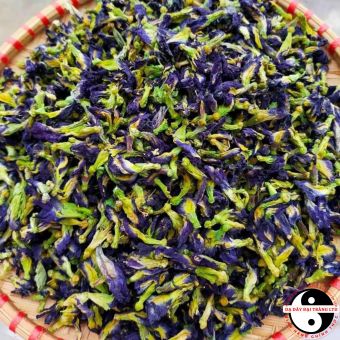 Hoa đậu biếc sấy khô nguyên bông từ hoa đậu biếc tươi thượng hạng 200g, 500g, 1kg trà hoa đậu biếc, làm mứt dừa, làm bánh, đồ xôi
