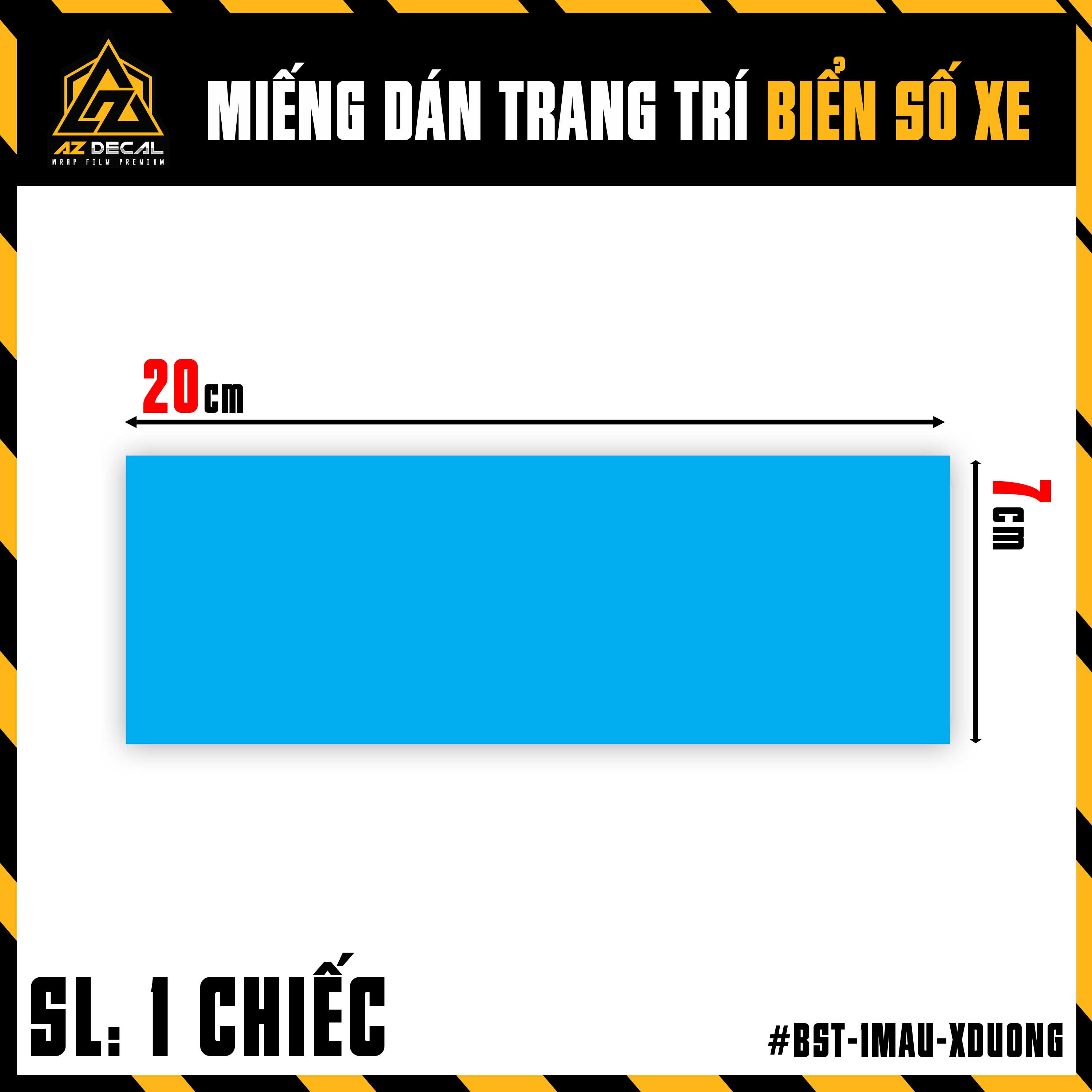 Tem Dán Biển Số Xe Máy Ô Tô Xe Điện 1 Màu | Decal Trong Suốt Chống Thấm Nước Màu Hồng Đỏ Vàng Titan 