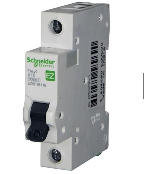 Aptomat MCB 1 pha Schneider 4.5kA, 230VAC -10A,16A,20A,25A,32A
