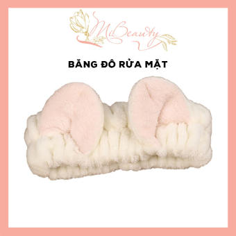 Băng đô rửa mặt tai thỏ, mèo Hàn Quốc dễ thương | Bờm tai thỏ tai mèo cute, tiện dụng cho nữ bằng nhung - Giao màu ngẫu nhiên