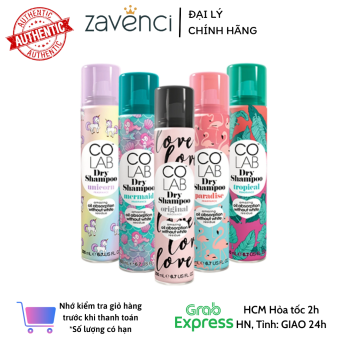 Dầu gội khô Colab cho mái tóc sạch bồng bềnh, vào nếp sau 5s ( 200ml) - Zavenci