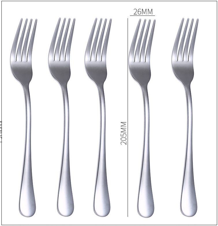 INOX 304 Combo 5 Nĩa (Dĩa) Dùng Ăn Bit Tết  -  Cơm  Sườn - Bánh Trái Thép Không Rỉ Luôn Sáng Bóng Nhà Hàng Quán Ăn