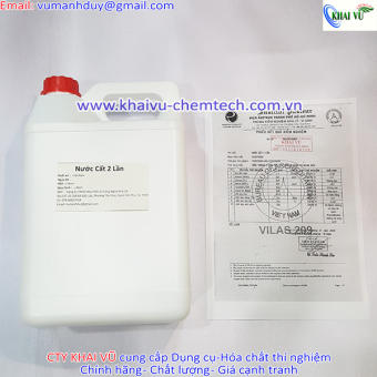 1 Can 5 Lít Nước cất 2 lần (Can xịn dày)