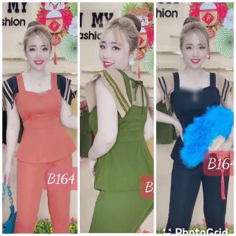 Đồ bộ thun cát hàn mặc nhà bánh bèo cực xinh giá rẻ