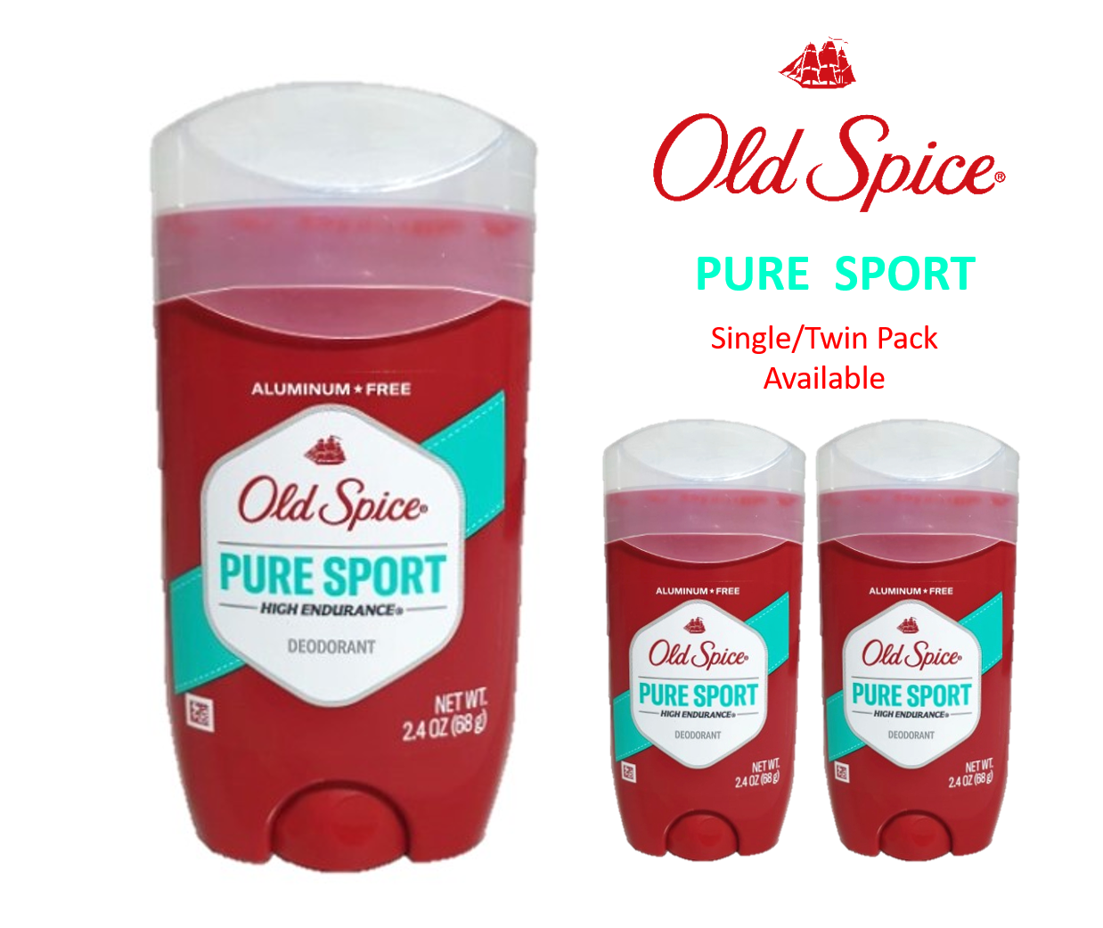 Old Spice Pure Sport High Endurance Antiperspirant & Deodorant