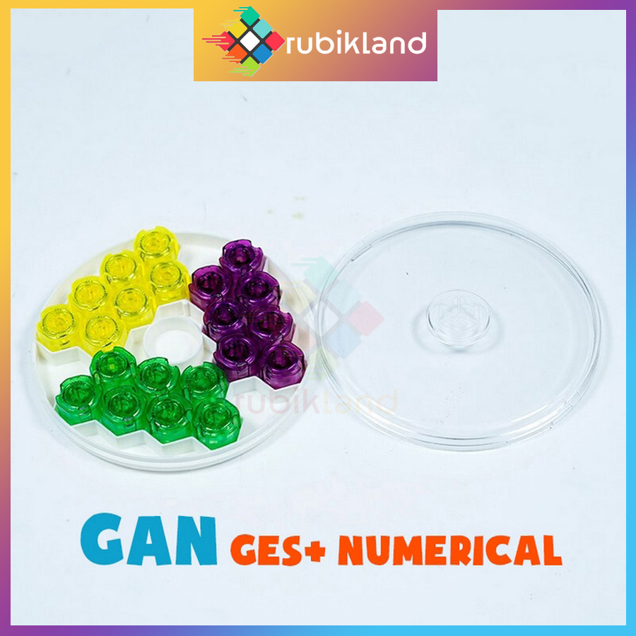 Bộ Gan GES+ Numerical Dạng Số Cho Rubik Gan 356M 354M V2 RS Phụ Kiện Rubic