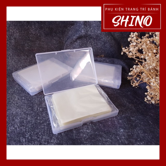 Giấy gạo 500 cái 6.5*8 dùng để gói kẹo nougat