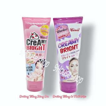 01 Sữa Rửa Mặt Làm Sáng Da Mờ Mụn Creamy Bright Foam Civic Thái Lan 180gram