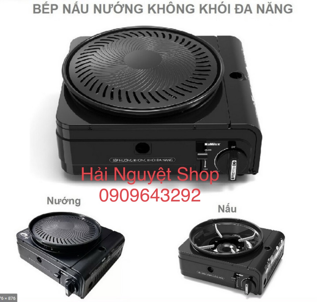 Bếp gas nướng Namilux