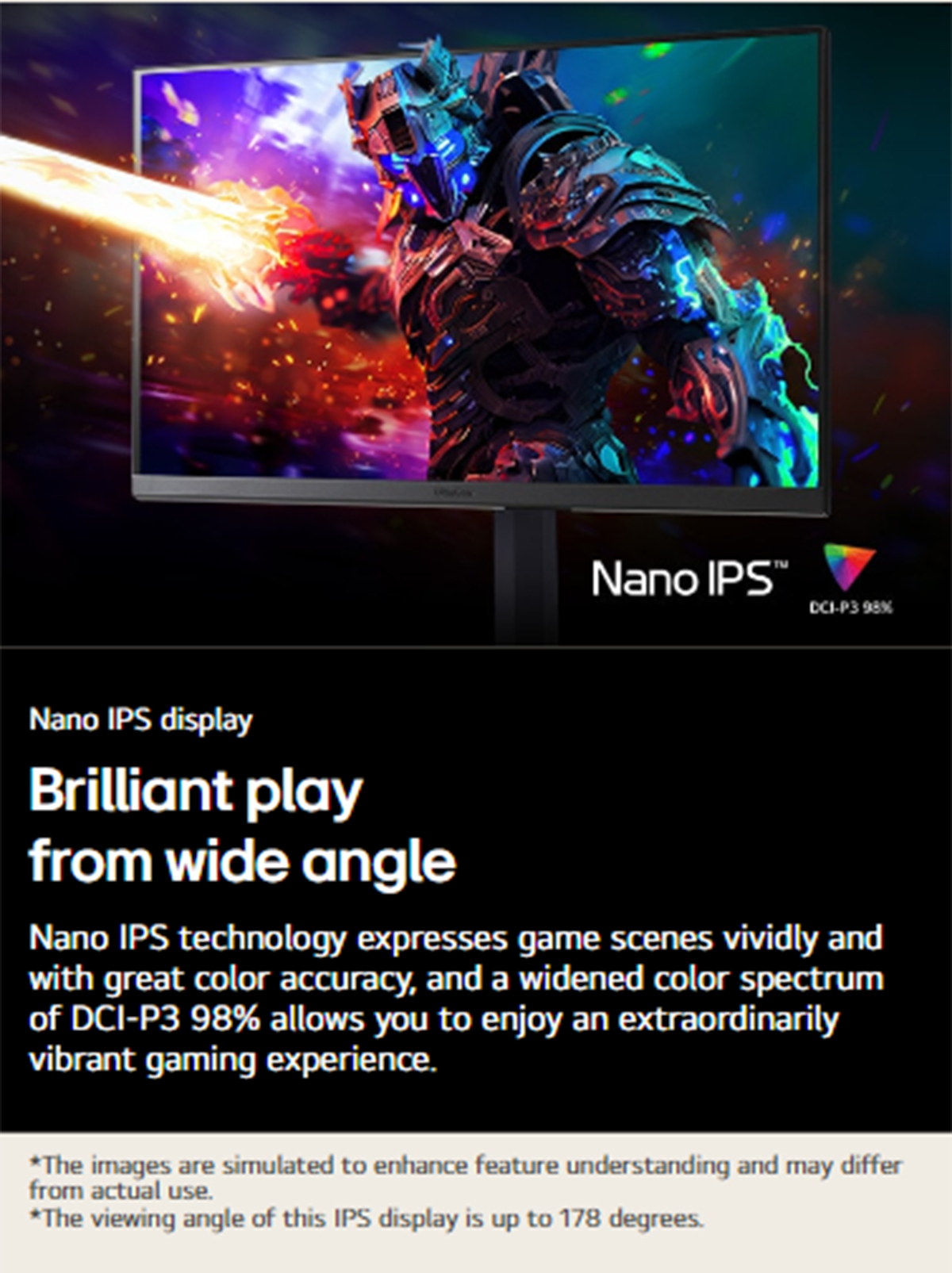 LG UltraGear 32" QHD Nano IPS Gaming Monitor | 180Hz Refresh | HDR10 | DCI-P3 98% | VESA Certified | AMD FreeSync™ · v2