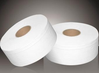 Giấy vệ sinh cuộn lớn 2 lớp loại 700g, Giấy vệ sinh công nghiệp cuộn lớn 2 lớp loại 700g