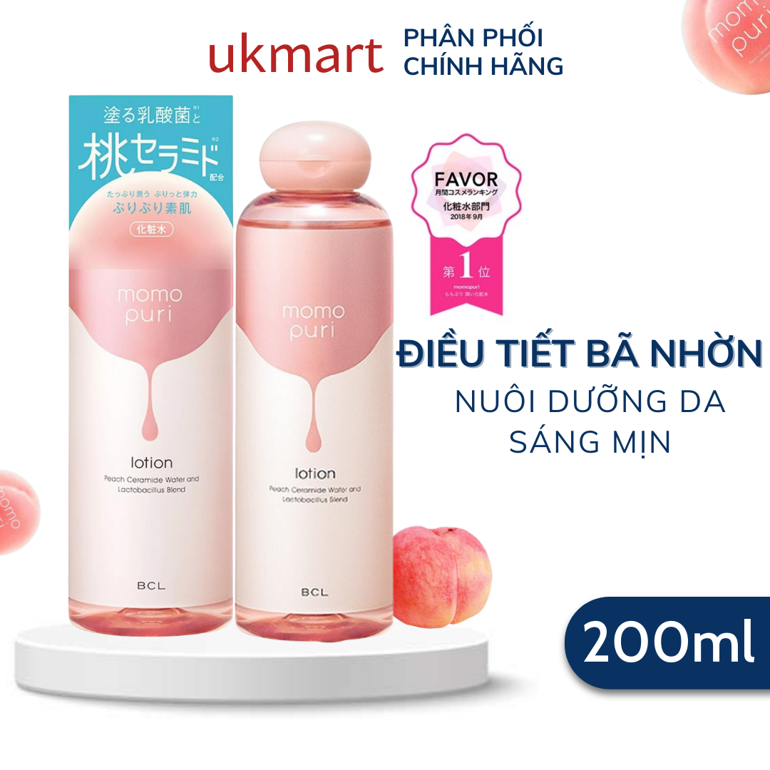 Lotion Dưỡng Ẩm Trắng Sáng Da Momopuri Lotion 200ml