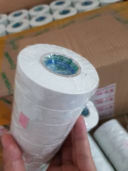 BĂNG DÍNH CÁCH ĐIỆN NHẬT 30YR MÀU TRẮNG ( 1 cây 10 cuộn khổ 1.8cm x 25m x 0.13mm )