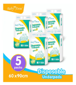 Baby Anne Disposable Underpads 5 packs by 10 pcs