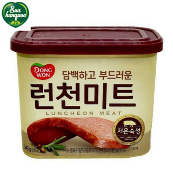 Thịt Hộp Dong Won Luncheon Meat Hàn Quốc 340g - Đồ Hộp - Thực Phẩm Mang Đi - Thực Phẩm Tiện Lợi
