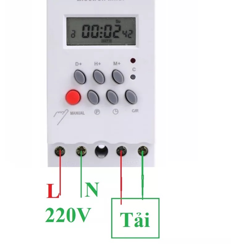 Bộ hẹn giờ tự động, timer, hẹn giờ bật tắt thiết bị, bật tắt đèn đường, bật tắt máy bơm tưới cây vườn tự động, hẹn giờ bất tắt biển quảng cáo và nhiều thiết bị khác.