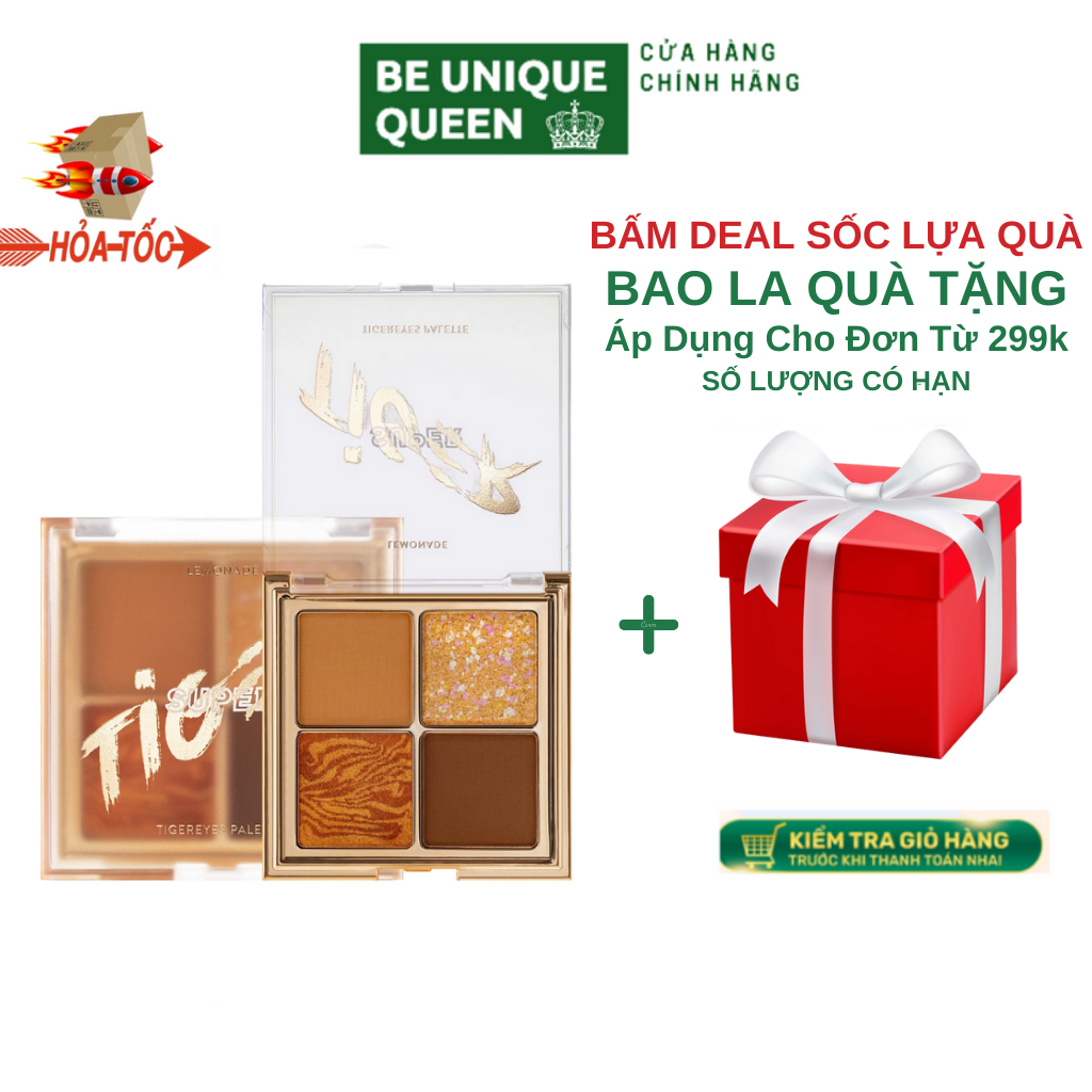 Bảng phấn mắt Lemonade SuperTiger Eyeshadow Mini Palette 8.8g