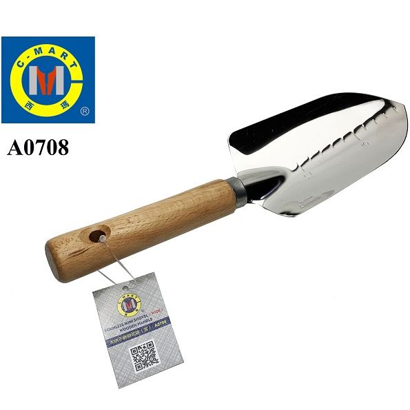 Cây xẻng xúc đất, bay làm vườn mini C-Mart, Thiết kế chuyên dụng làm vườn, chống rỉ set tốt