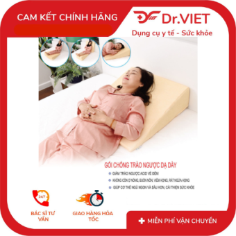 Gối hỗ trợ chống trào ngược dạ dày của AIRU giúp giảm đau vai gáy, ợ chua, giúp vết loét dạ dày nhanh lành, chống ngủ ngáy